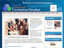 Tablet Screenshot of freedomformula.us